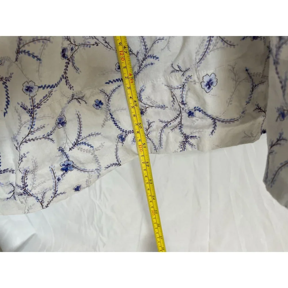 Nicholas Celie Maxi Dress 6 Floral Print V-Neck Purple/White - Picture 15 of 16